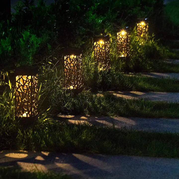 Solar-Powered Vintage Garden Light