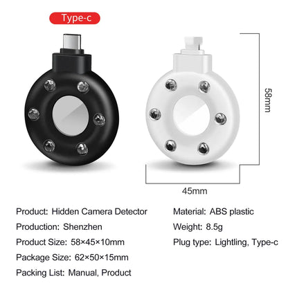 Portable Anti-Peeping Surveillance Detector