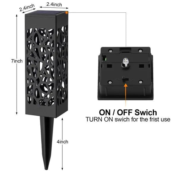 Solar-Powered Vintage Garden Light