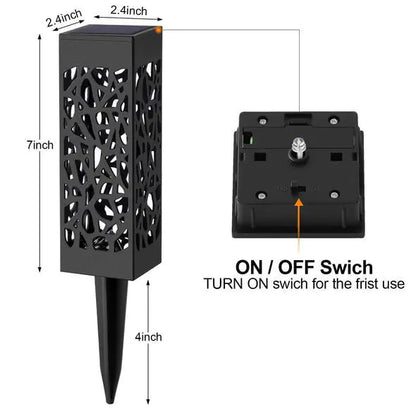Solar-Powered Vintage Garden Light